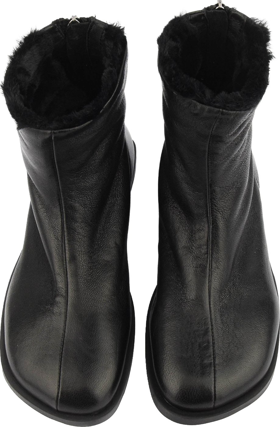 Fur Lined Bootie Black