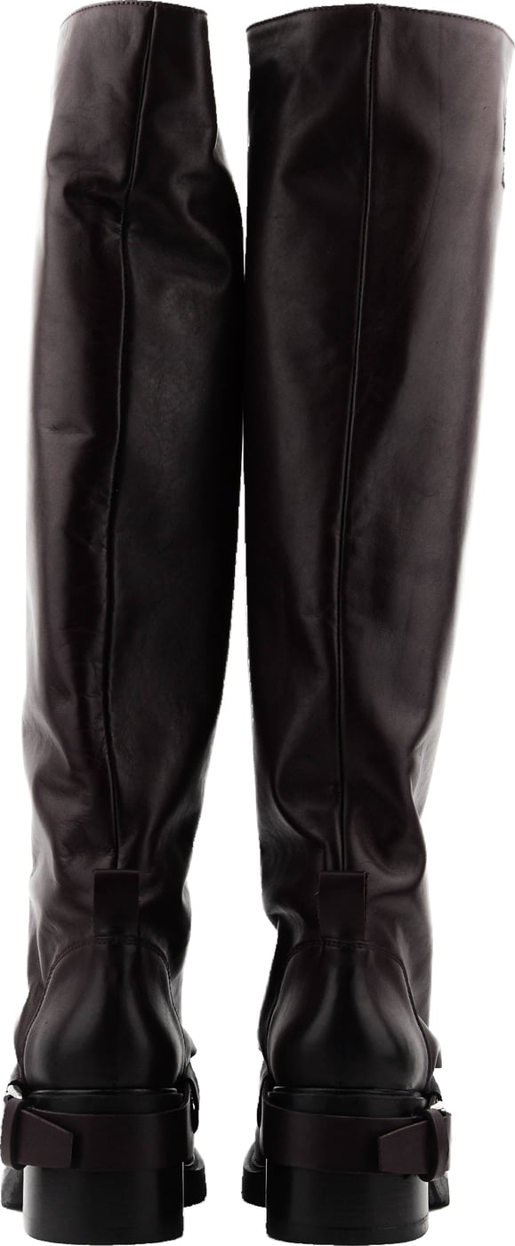 Hooded Biker Bordo