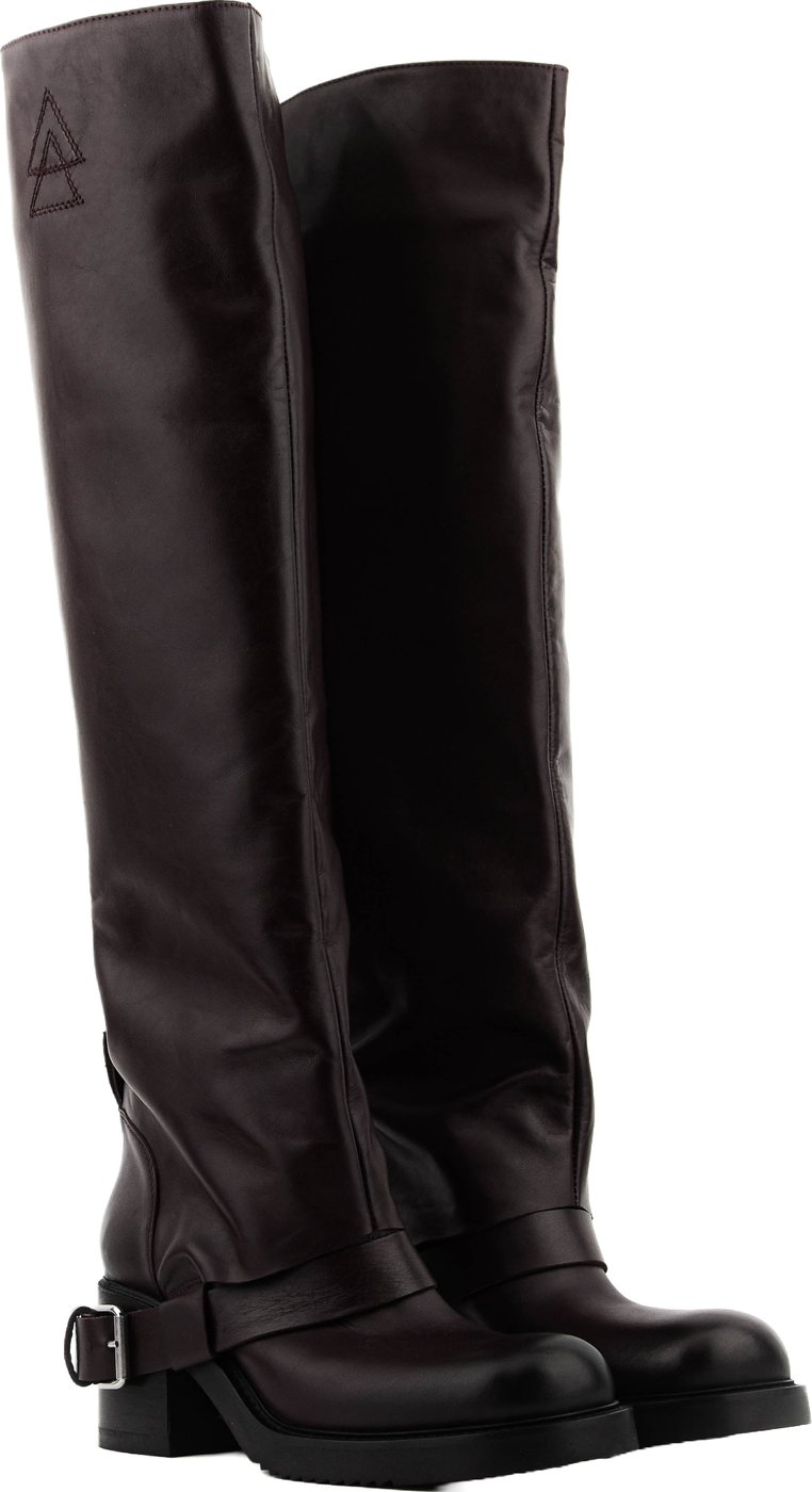 Hooded Biker Bordo