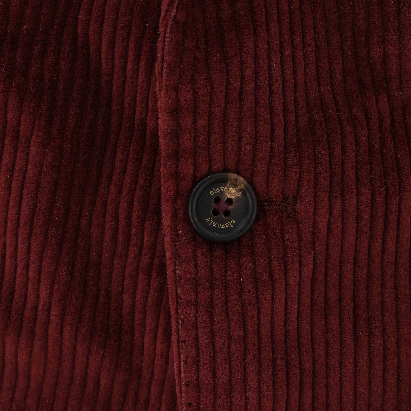 Eleventy SOFT JACKET Cotton Burgundy, Size 50 IT