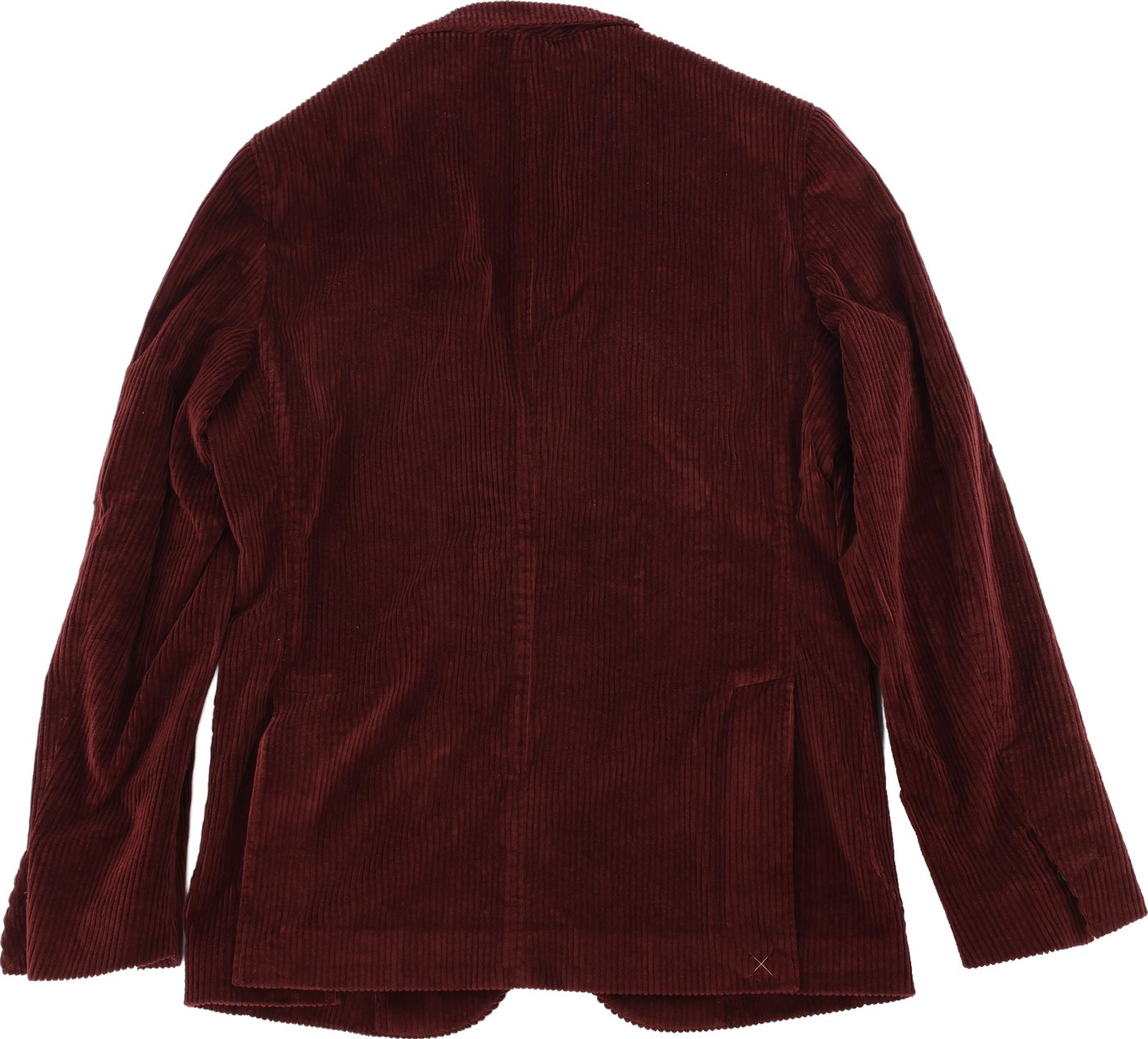 Eleventy SOFT JACKET Cotton Burgundy, Size 50 IT