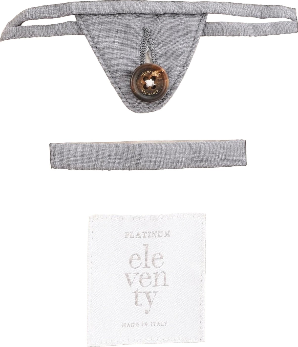 Eleventy Hooded Wool Vest in Beige, Size 50 IT