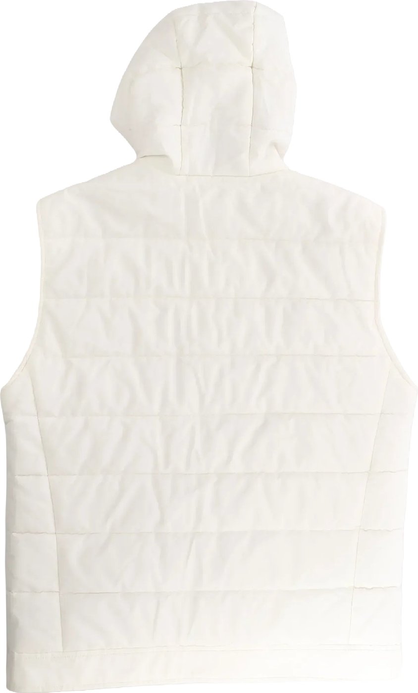 Eleventy Hooded Wool Vest in Beige, Size 50 IT