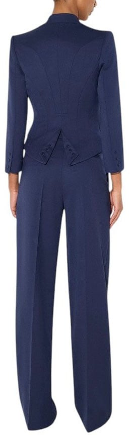 Veste spencer officier navy Elisabetta Franchi Femme GI249 6326 B75