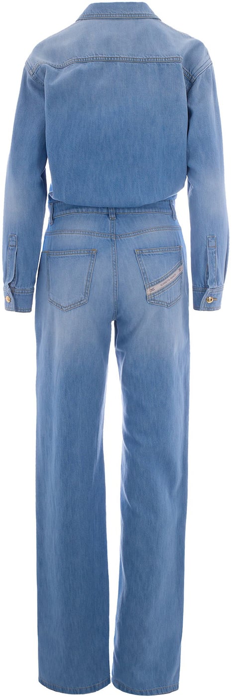 Light Blue Denim Jumpsuit