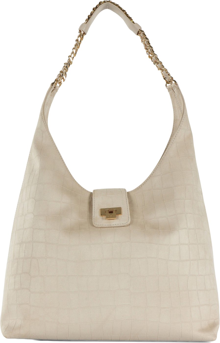 Vanilla Hobe Suede Bag