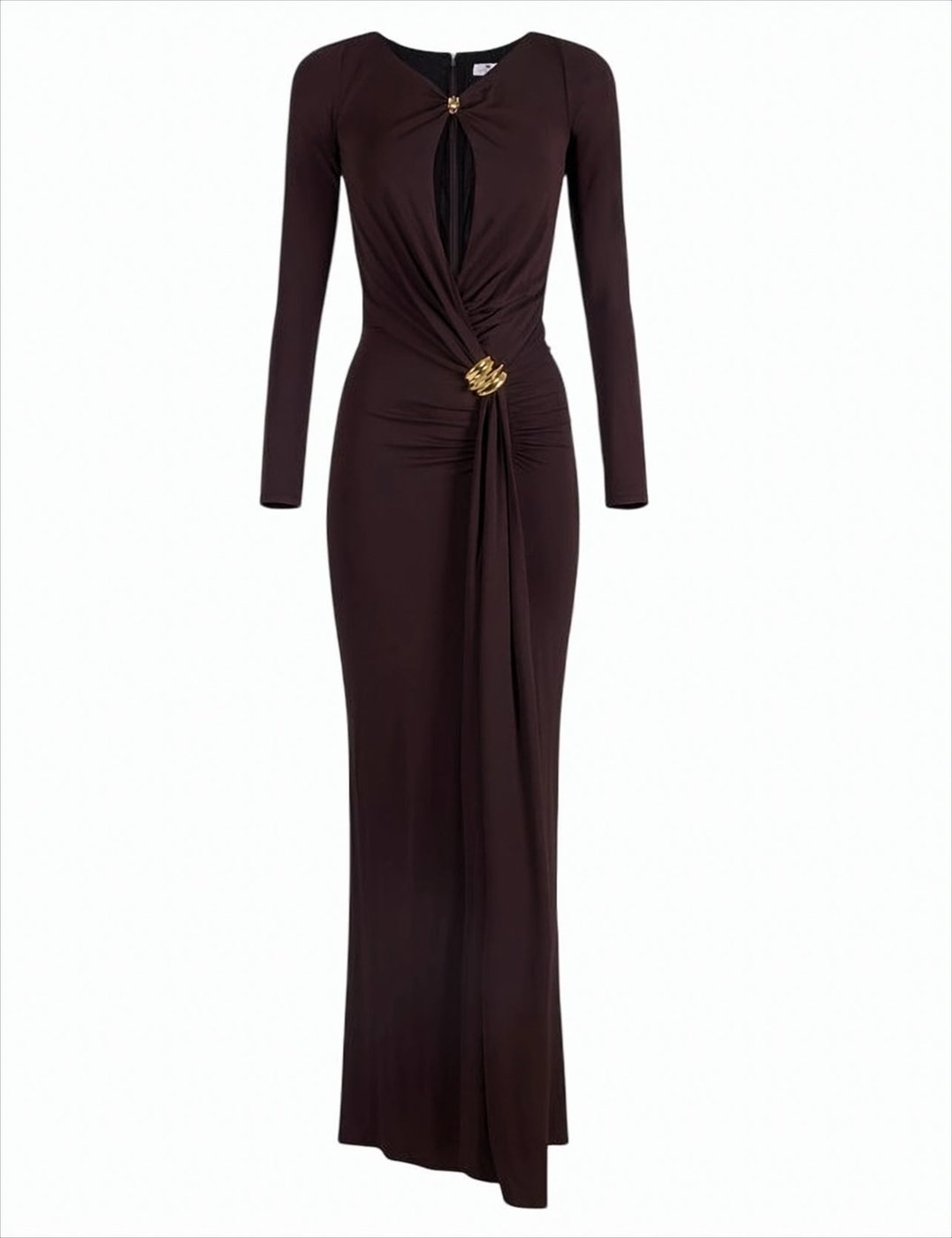 Red Carpet Dress With Jewel Details