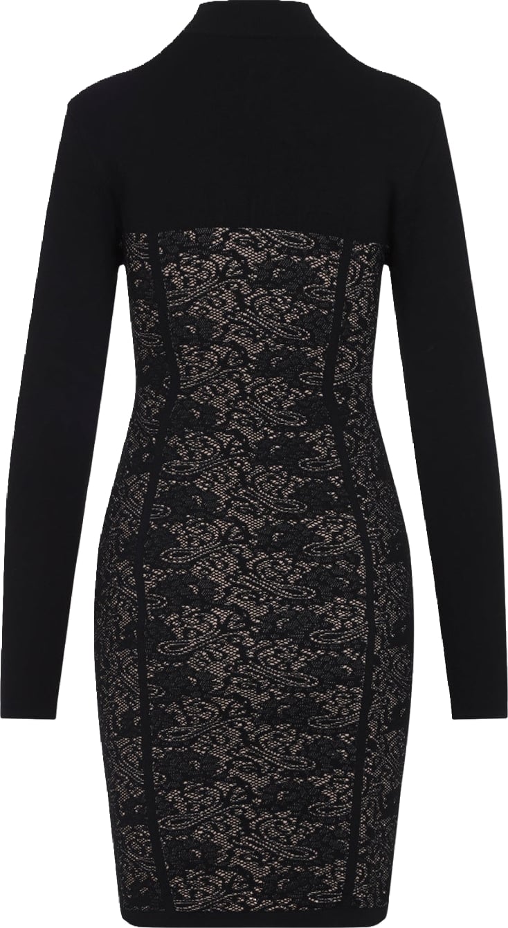 Elisabetta Franchi Knit Lace Dress
