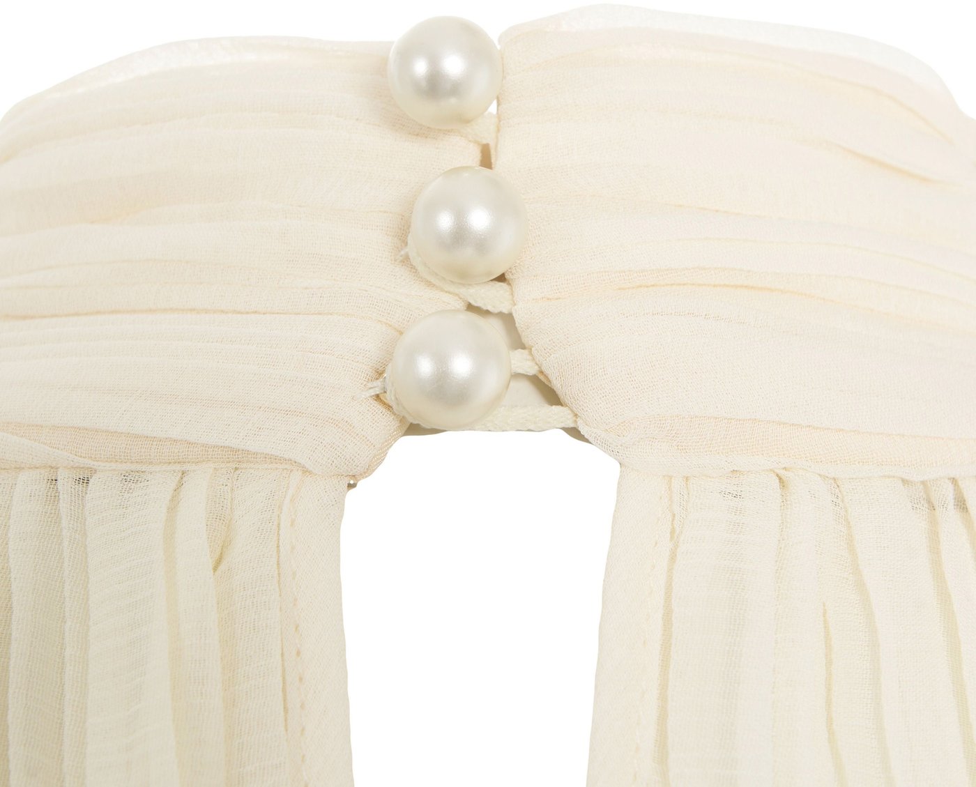 Blouse with pleated folds