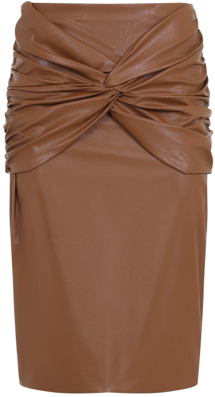 Elisabetta Franchi Eco Leather Skirt