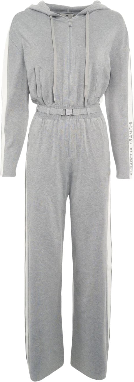 Jumpsuit with waist belt