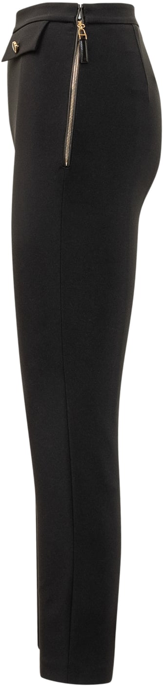 Pantaloni skinny neri Elisabetta Franchi