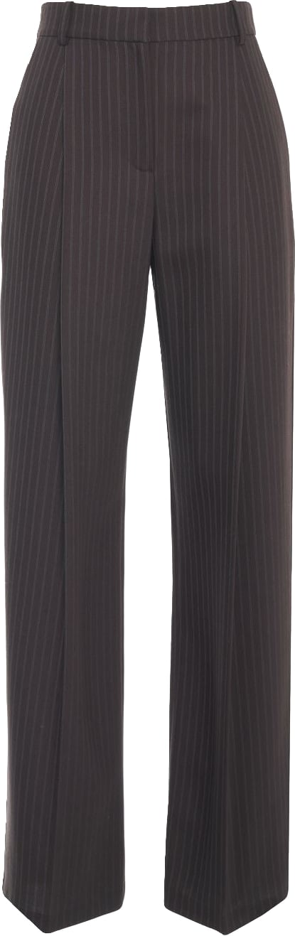 Pinstriped trousers