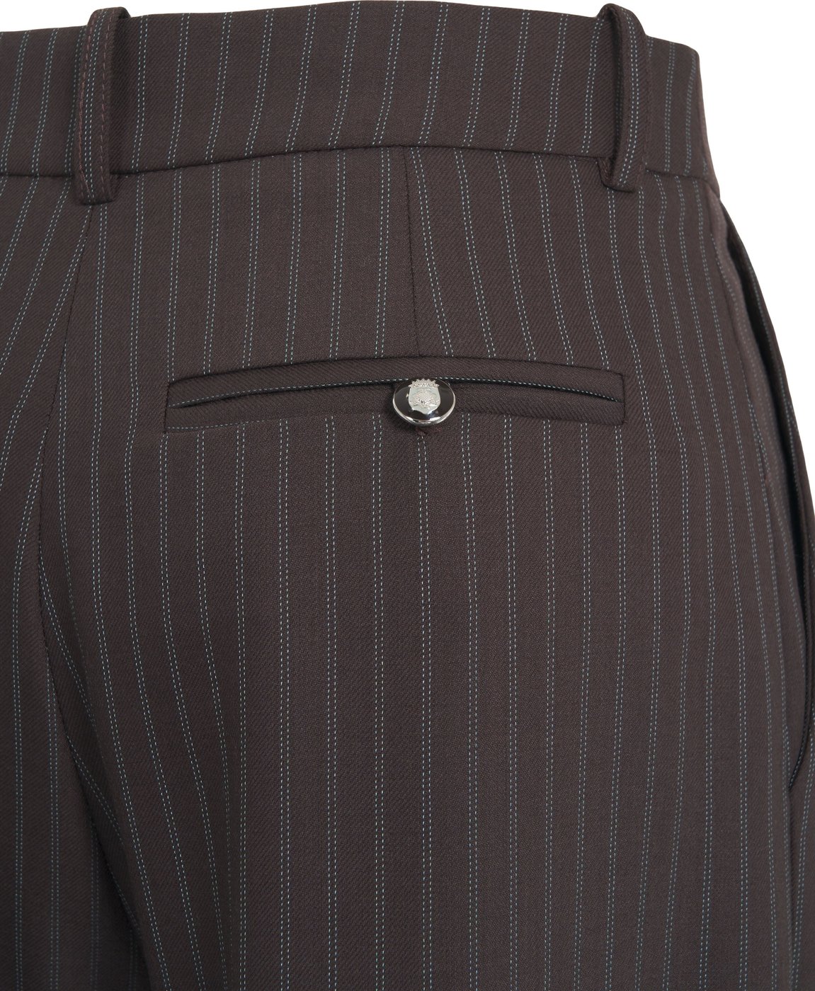 Pinstriped trousers