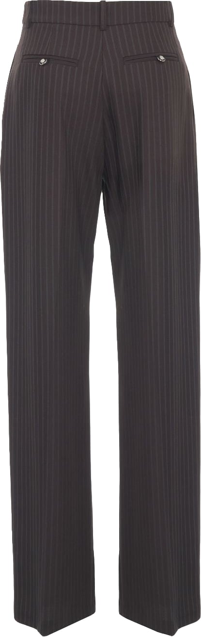 Pinstriped trousers