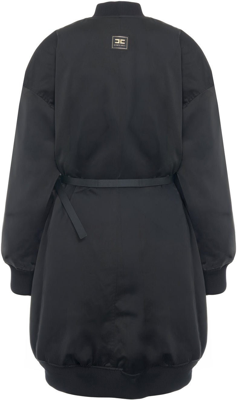 Parka with belt