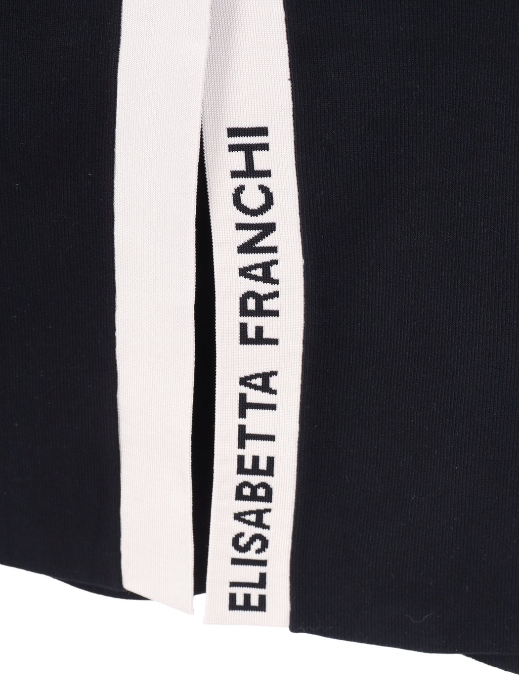 Sleeveless Tricot Contrast Gold Tank Top
