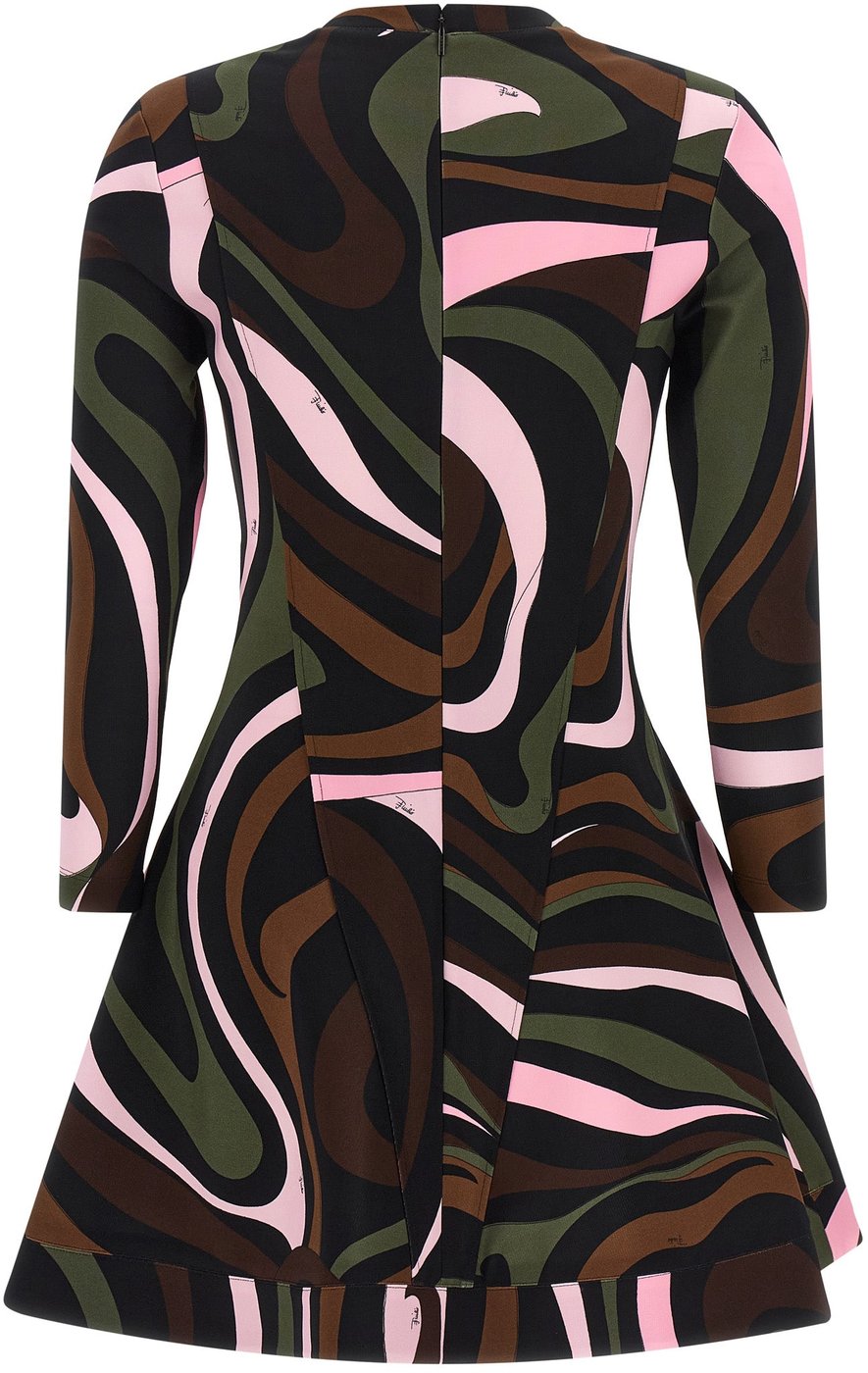 Emilio Pucci Multicolor Viscose Short Dress