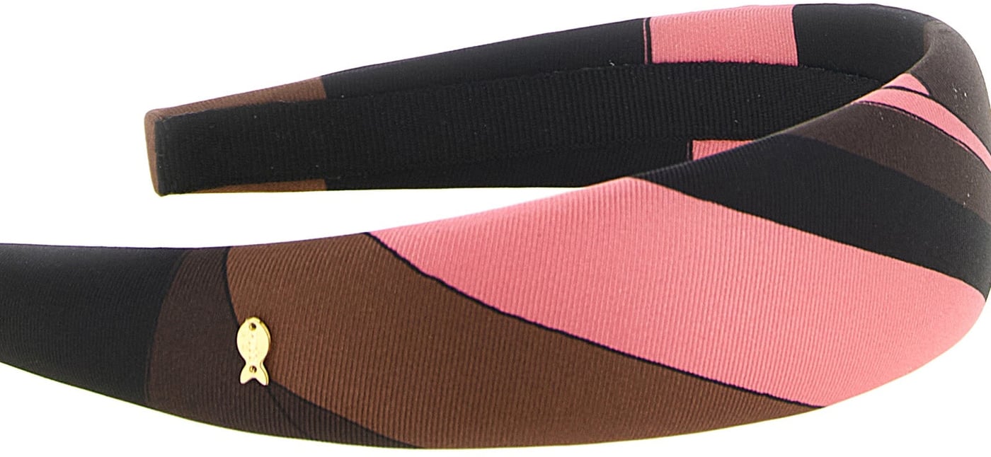 Emilio Pucci Multicolor Silk Headband