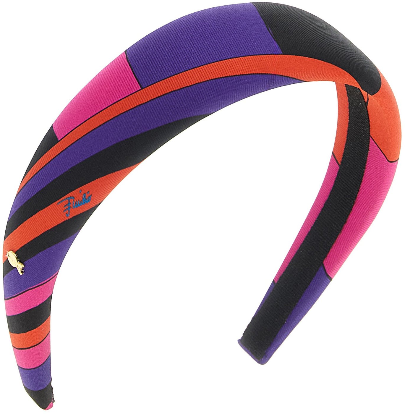 Emilio Pucci Multicolor Silk Headband