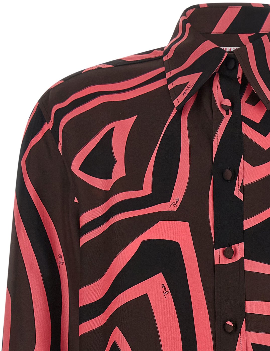 Emilio Pucci Multicolor Silk Blouse