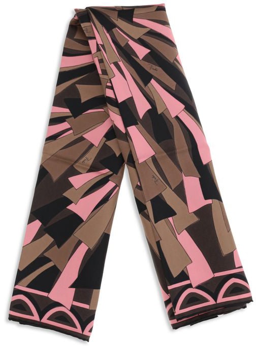 Emilio Pucci Multicolor Silk Scarf