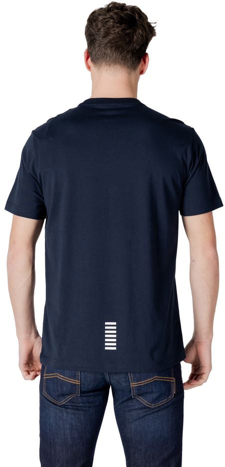 EA7 Emporio Armani Blue Cotton Sportswear