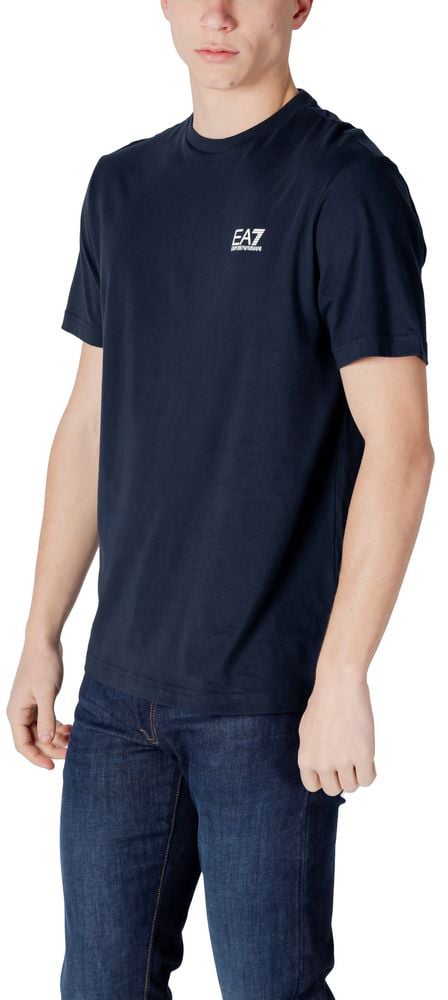 EA7 Emporio Armani Blue Cotton Sportswear