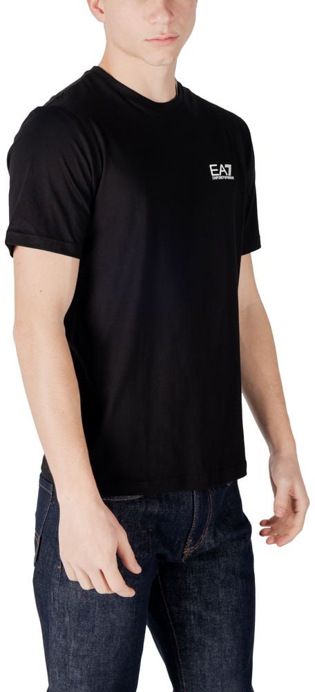 EA7 Emporio Armani Bicolor Cotton T-Shirt