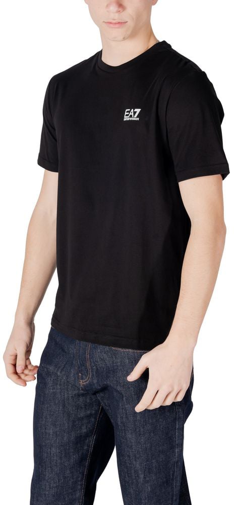 EA7 Emporio Armani Bicolor Cotton T-Shirt