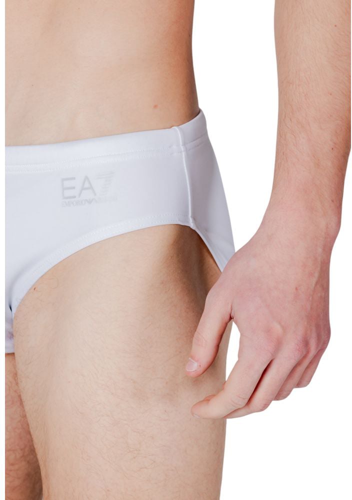 EA7 Emporio Armani Bicolor Polyester Swim Briefs