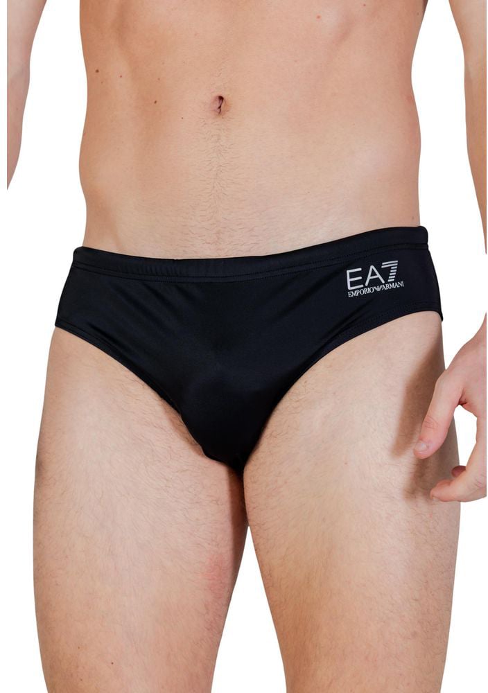 EA7 Emporio Armani Bicolor Polyester Swim Briefs