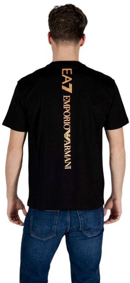 EA7 Emporio Armani Bicolor Cotton T-Shirt