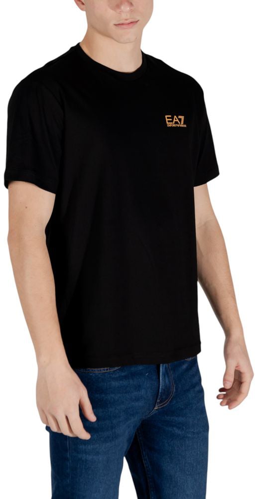 EA7 Emporio Armani Bicolor Cotton T-Shirt