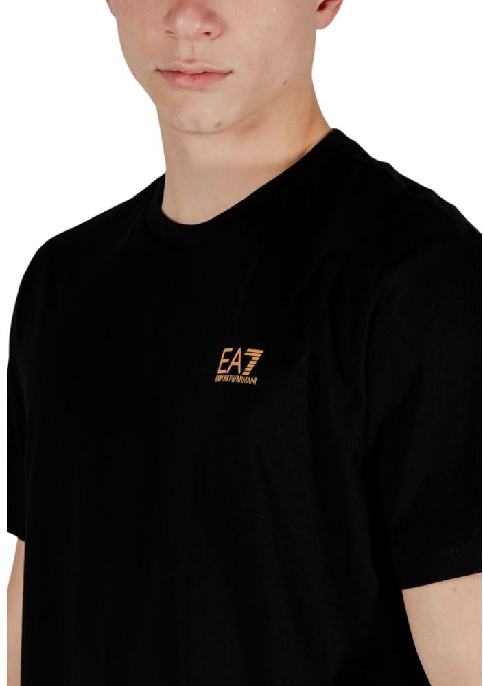 EA7 Emporio Armani Bicolor Cotton T-Shirt