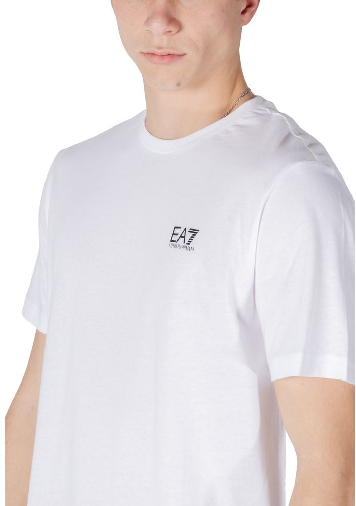 EA7 Emporio Armani Black And White Cotton Sportswear