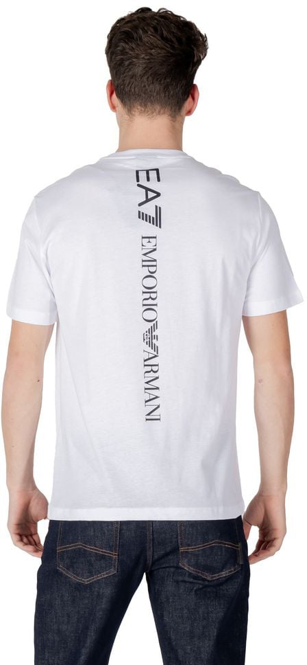 EA7 Emporio Armani Black And White Cotton Sportswear