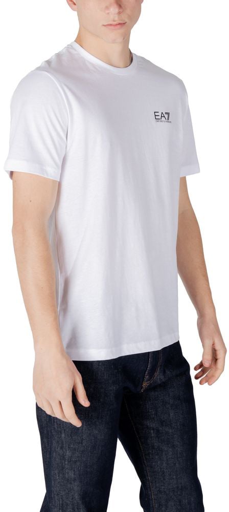 EA7 Emporio Armani Black And White Cotton Sportswear