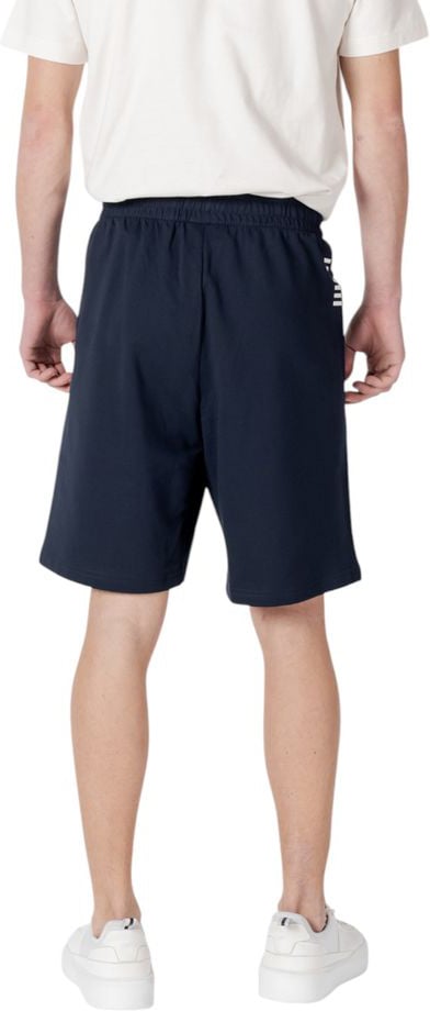 EA7 Emporio Armani Blue Cotton Bermuda Shorts