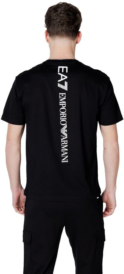 EA7 Emporio Armani Black And White Cotton Sportswear