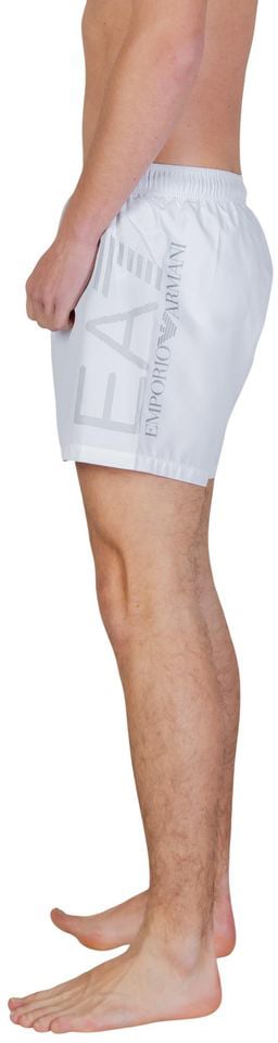 EA7 Emporio Armani Bicolor Polyester Swim Shorts