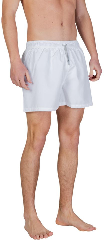 EA7 Emporio Armani Bicolor Polyester Swim Shorts