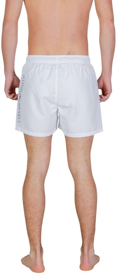 EA7 Emporio Armani Bicolor Polyester Swim Shorts