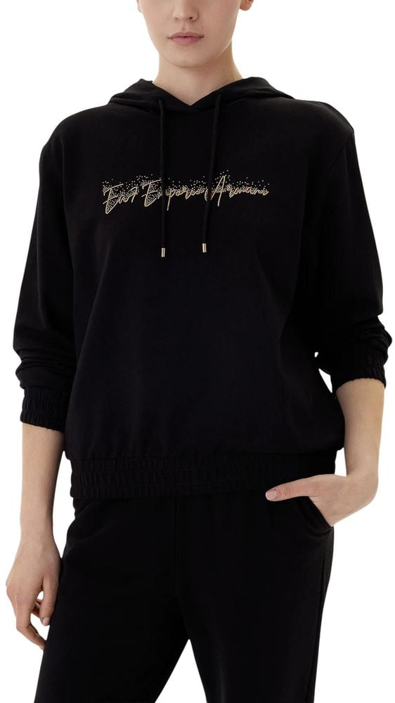 EA7 Emporio Armani Black Cotton Tracksuit