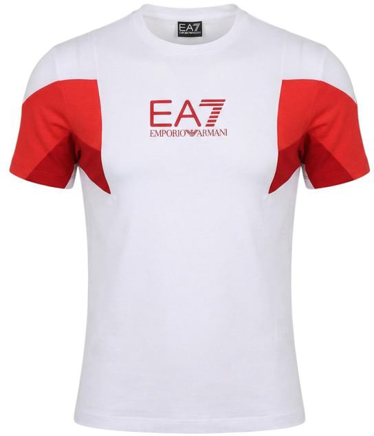 EA7 Emporio Armani White Cotton T-Shirt