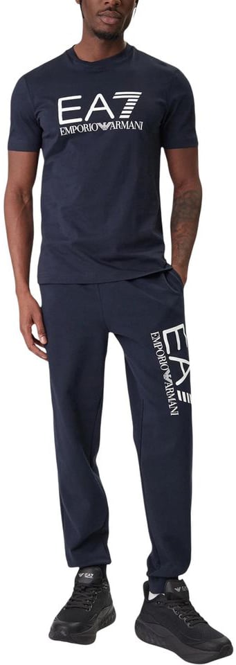 EA7 Emporio Armani Blue Cotton T-Shirt