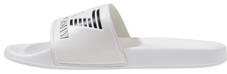 EA7 Emporio Armani White Pvc Slippers