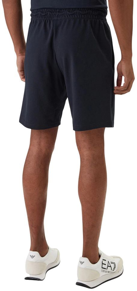 EA7 Emporio Armani Blue Cotton Bermuda Shorts