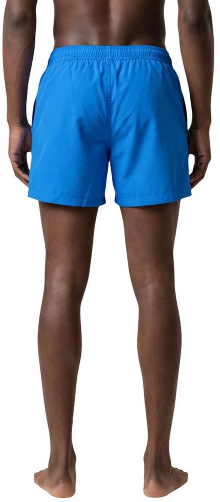 EA7 Emporio Armani Blue Polyester Swim Shorts