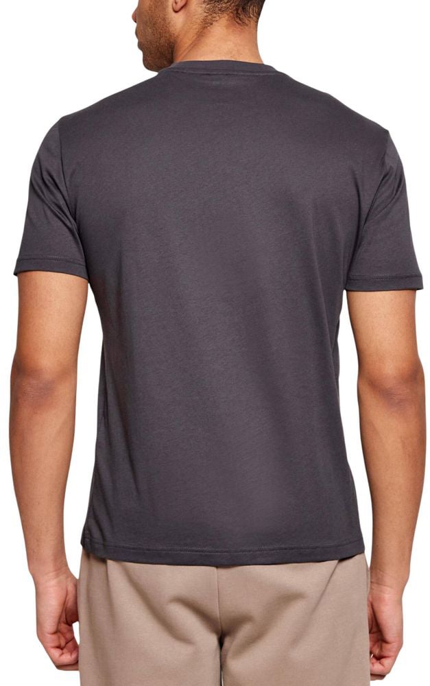EA7 Emporio Armani Gray Cotton T-Shirt